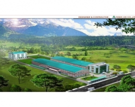 Xây dựng nhà xưởng mới của Công ty Ching Fa - Công ty CP Sản Xuất Ngư Cụ Ching Fa